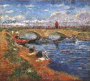 Vincent Van Gogh The Gleize Bridge over the Vigueirat Canal France oil painting artist